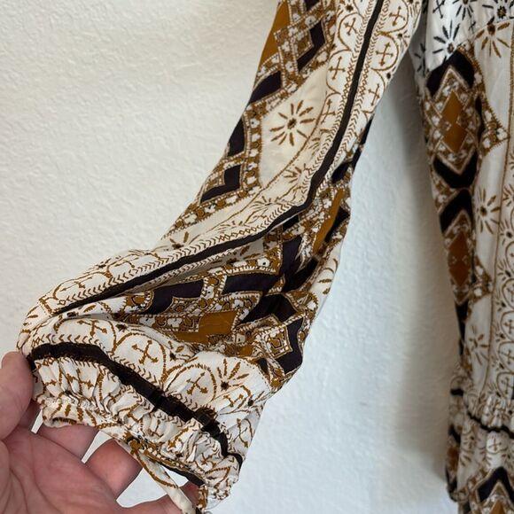 Free People Down by the Bay Tunic Top Medium - Picture 5 of 6